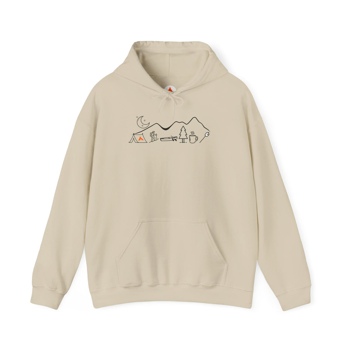 Minimalist Mountain Hoodie