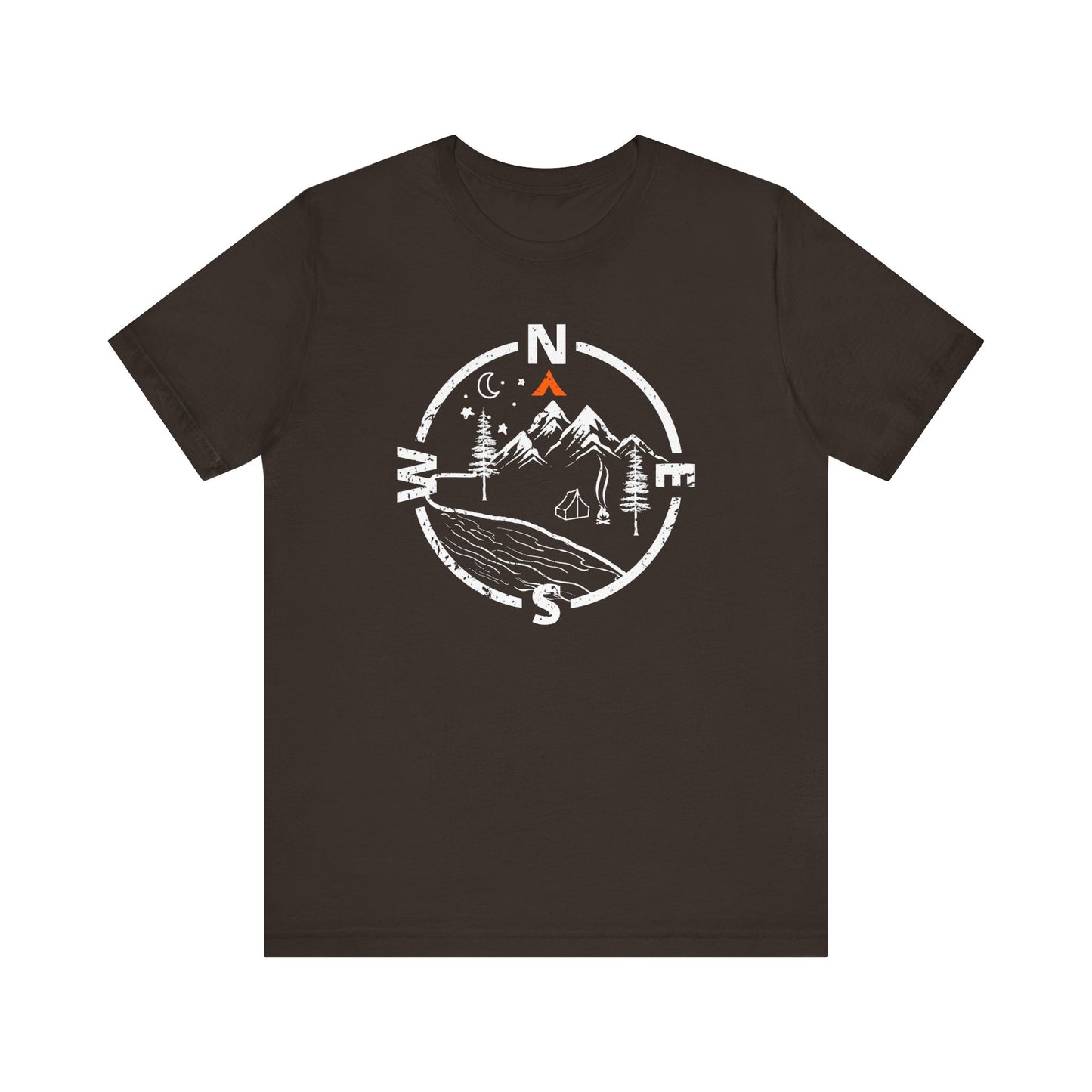 Tent Society Find Your Way Compass Camping Unisex TShirt