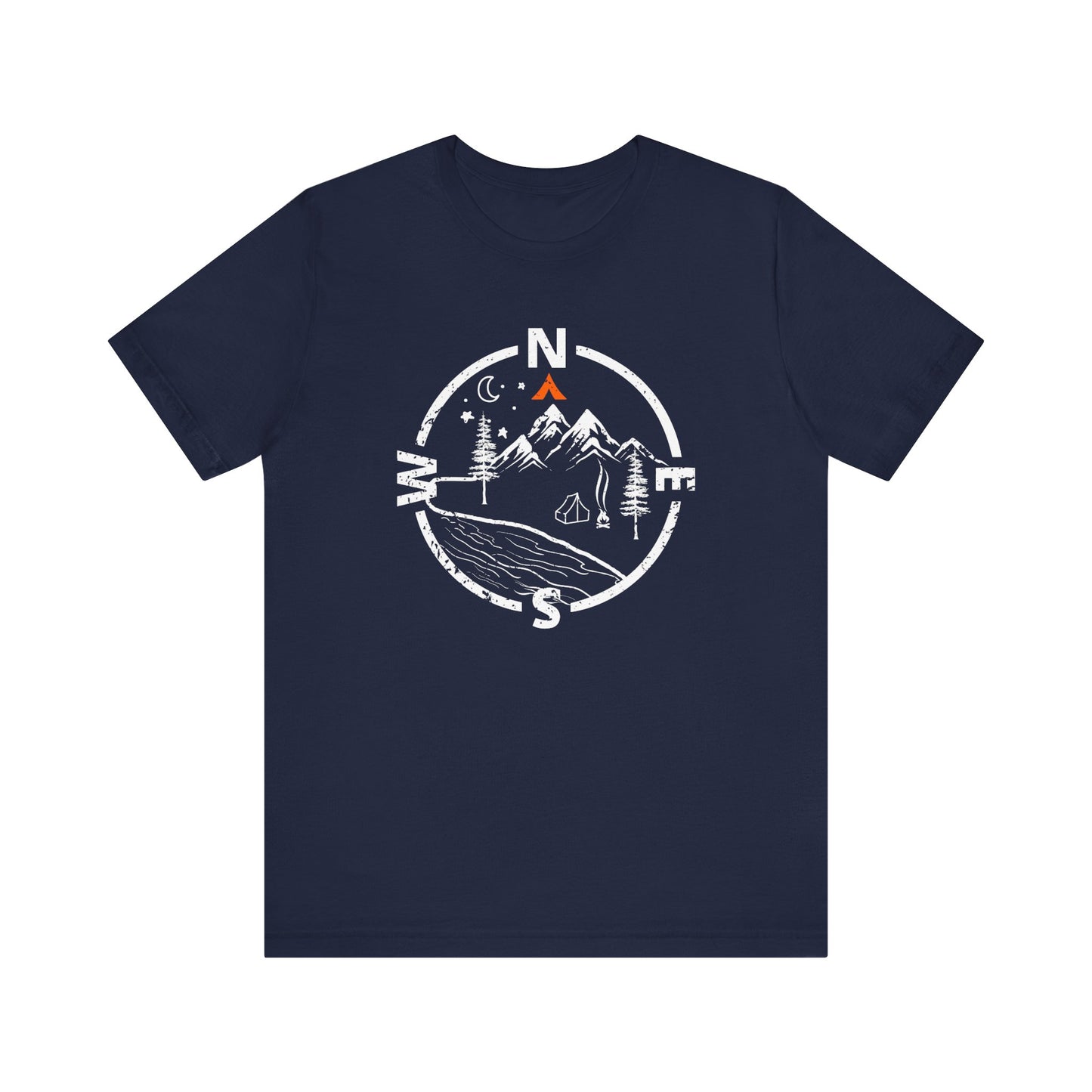 Tent Society Find Your Way Compass Camping Unisex TShirt