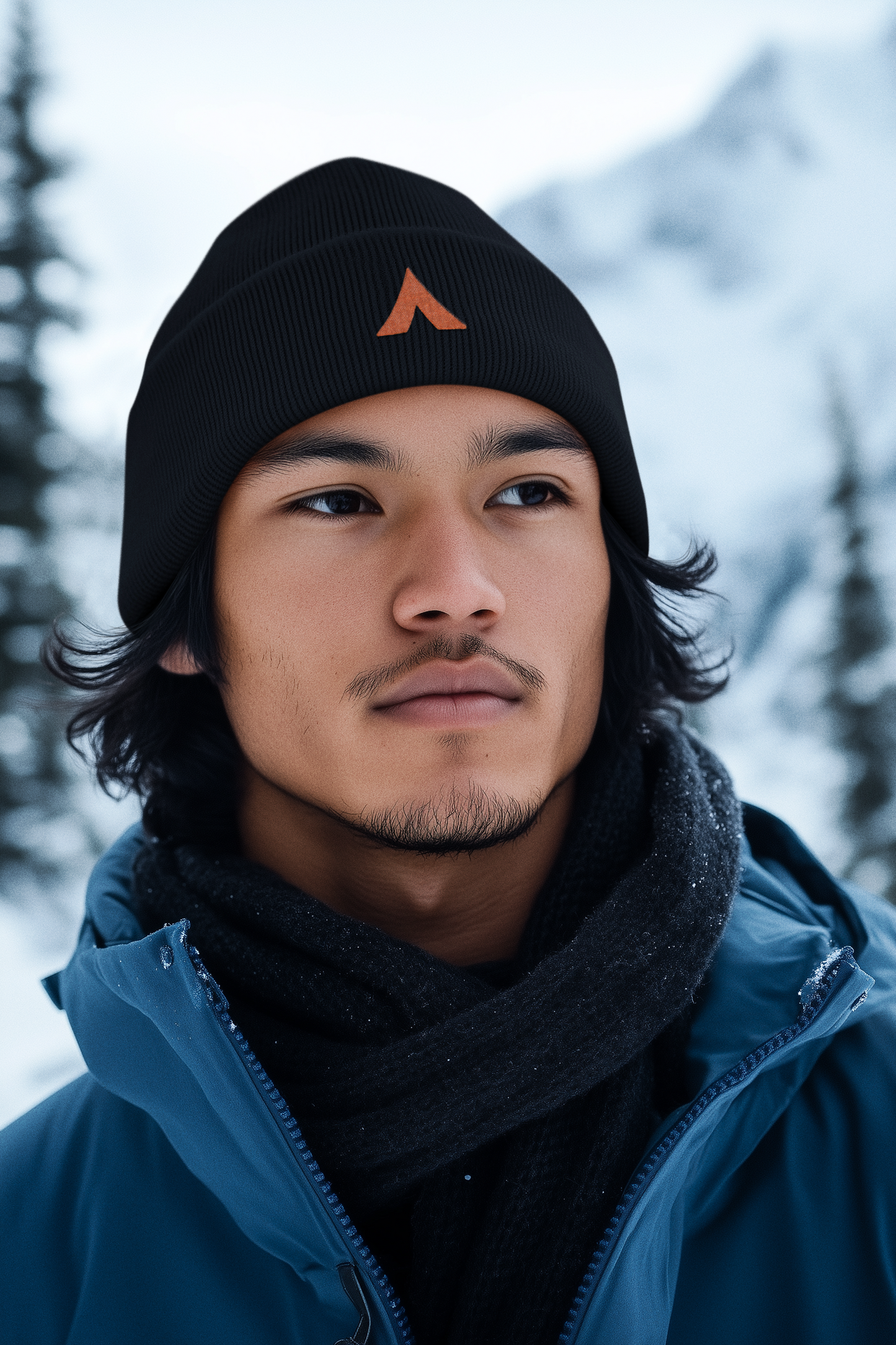 Tent Society Embroidered Outdoor Camping Knit Beanie