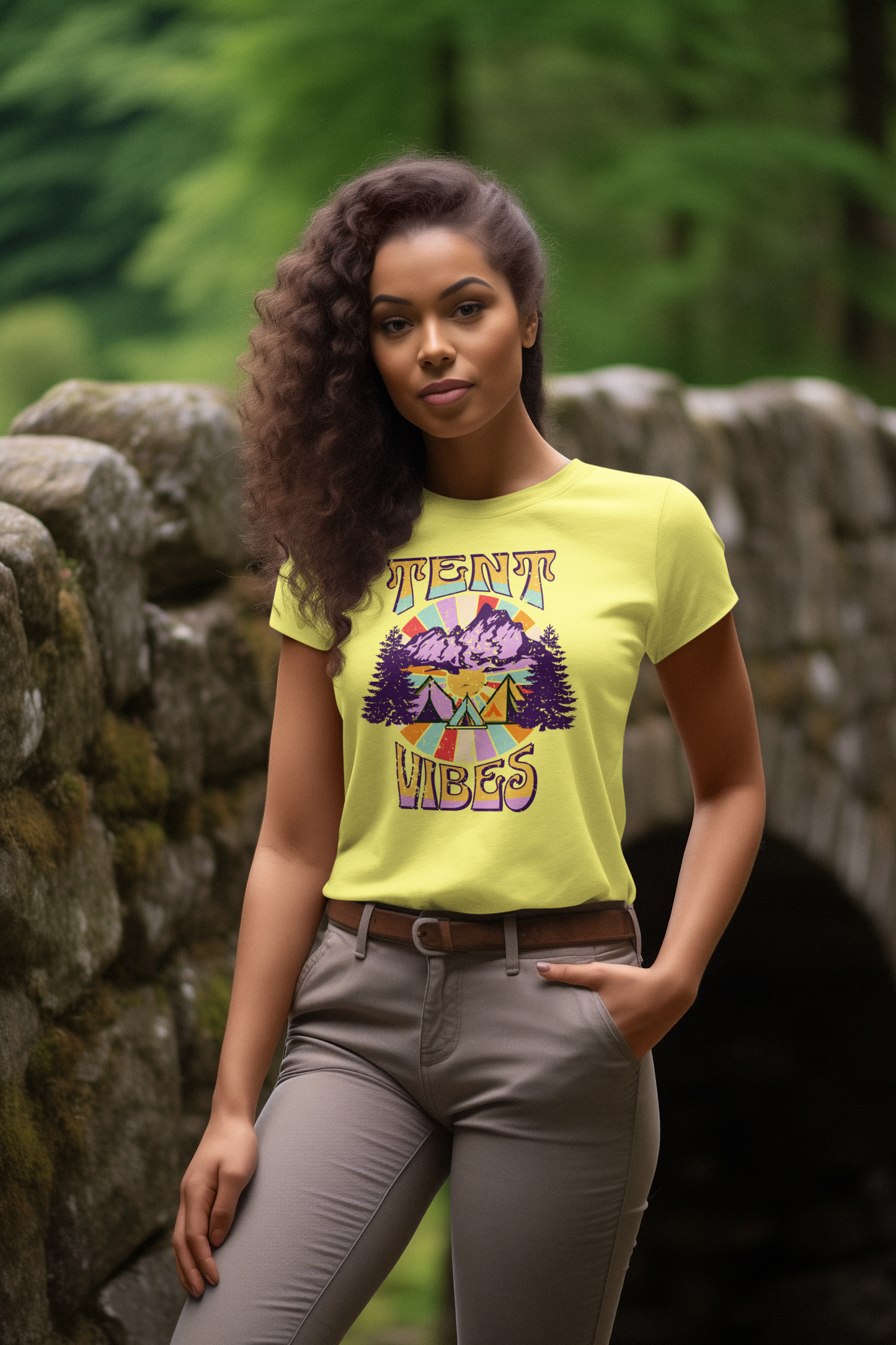 Tent Society Tent Vibes Unisex TShirt Printify