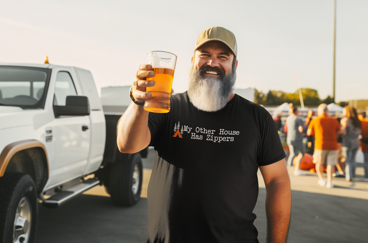 Tent Society My other House Has Zippers Unisex TShirt Printify