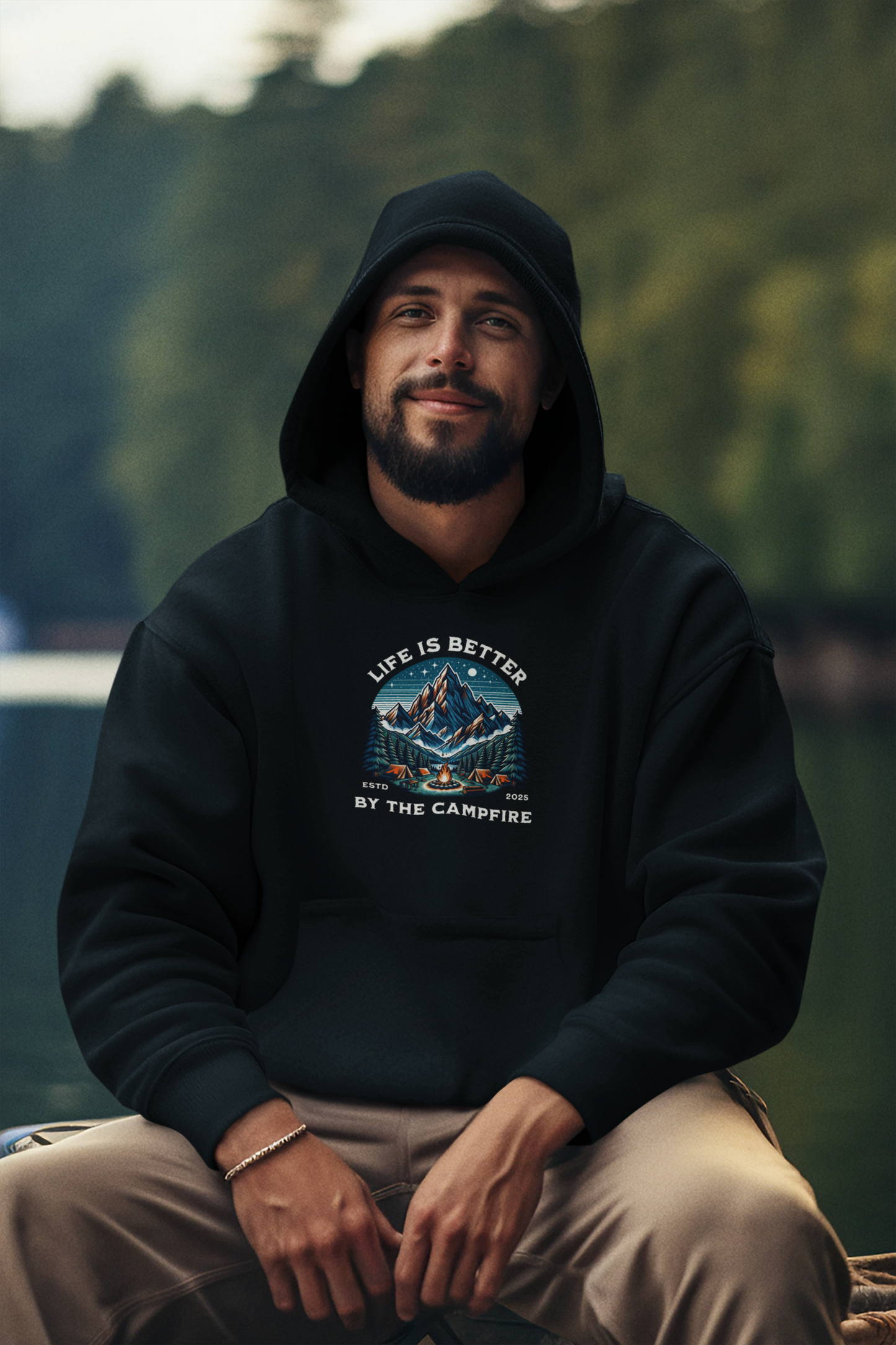 Tent Society Life Is Better by the Campfire Unisex Hoodie