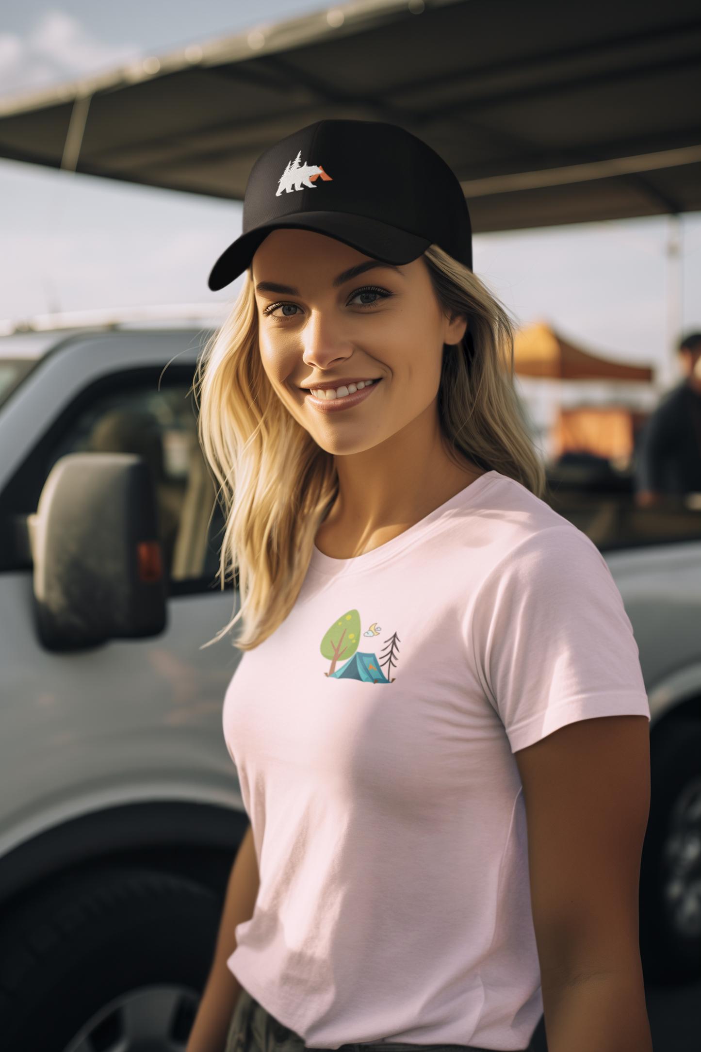 Tent Society Night Under the Stars Unisex Camping Attire TShirt