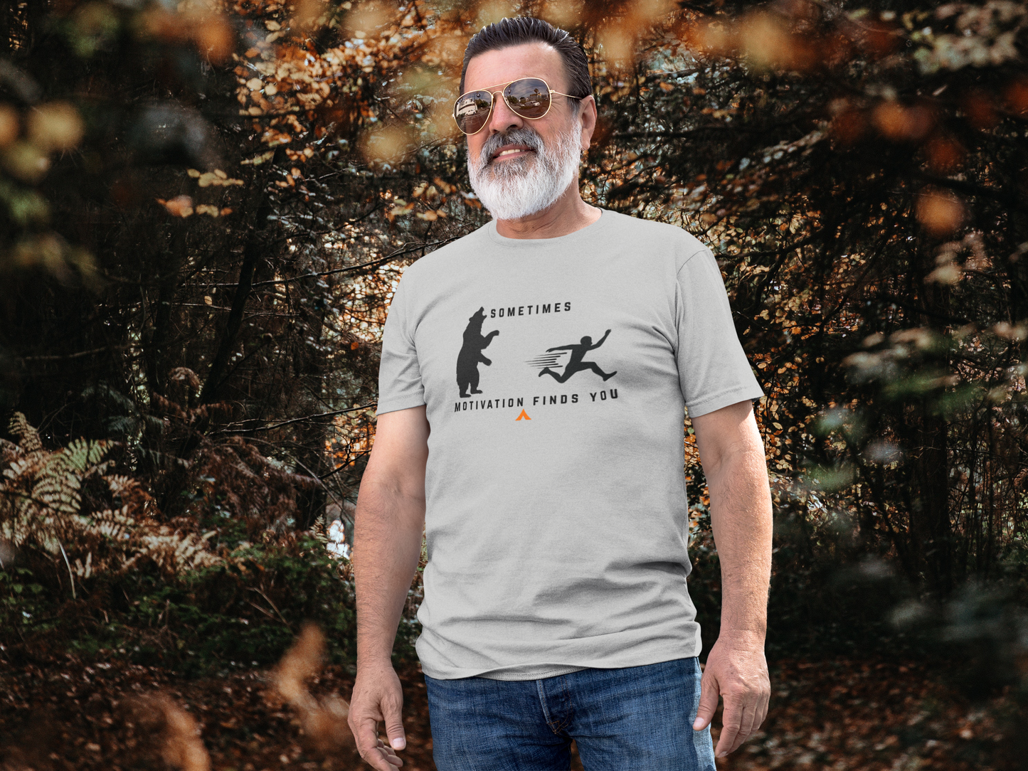 Tent Society Motivation Bear T shirt