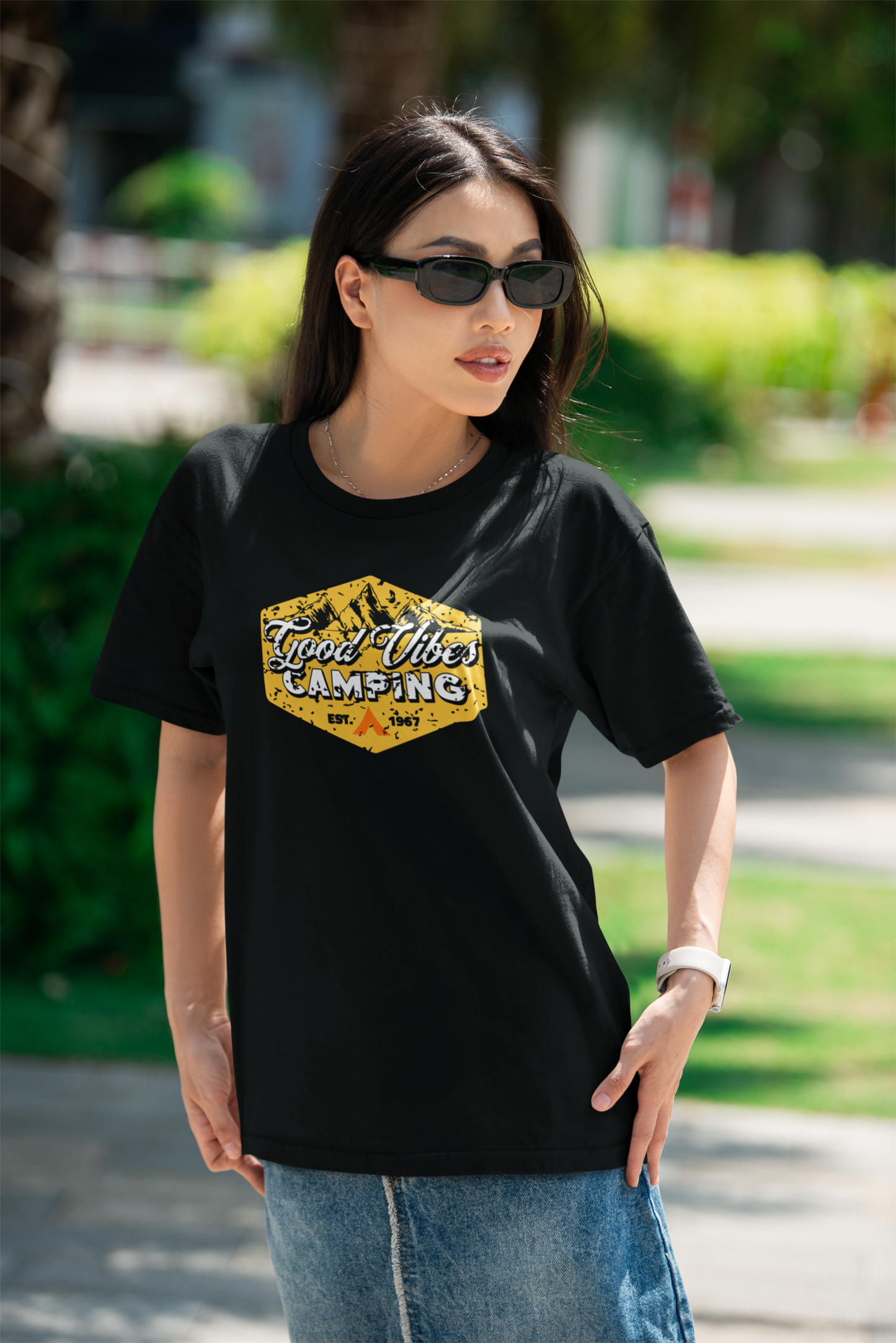 Tent Society Good Vibes Camping Tshirt