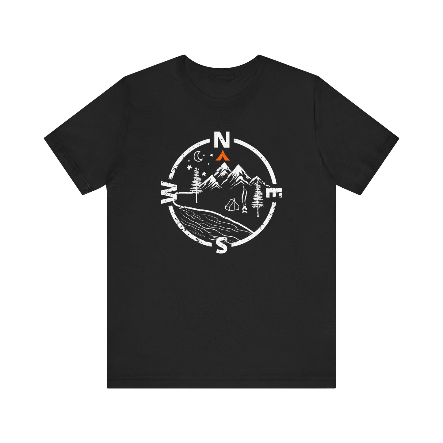 Tent Society Find Your Way Compass Camping Unisex TShirt