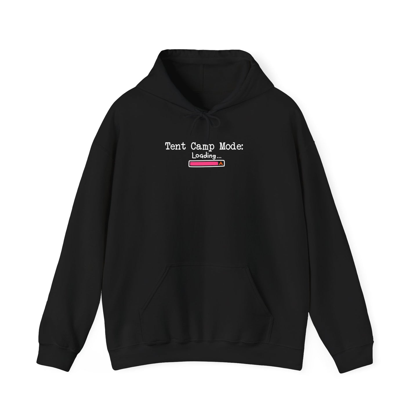 Tent Society Tent Camp Mode Loading Unisex Hoodie