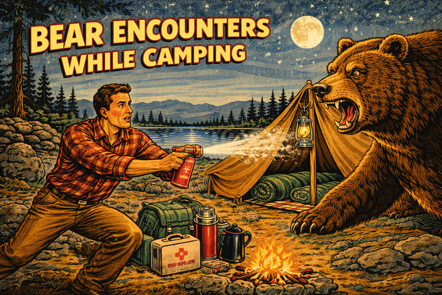 Staying Safe: Tips for Handling Bear Encounters While Tent Camping ...