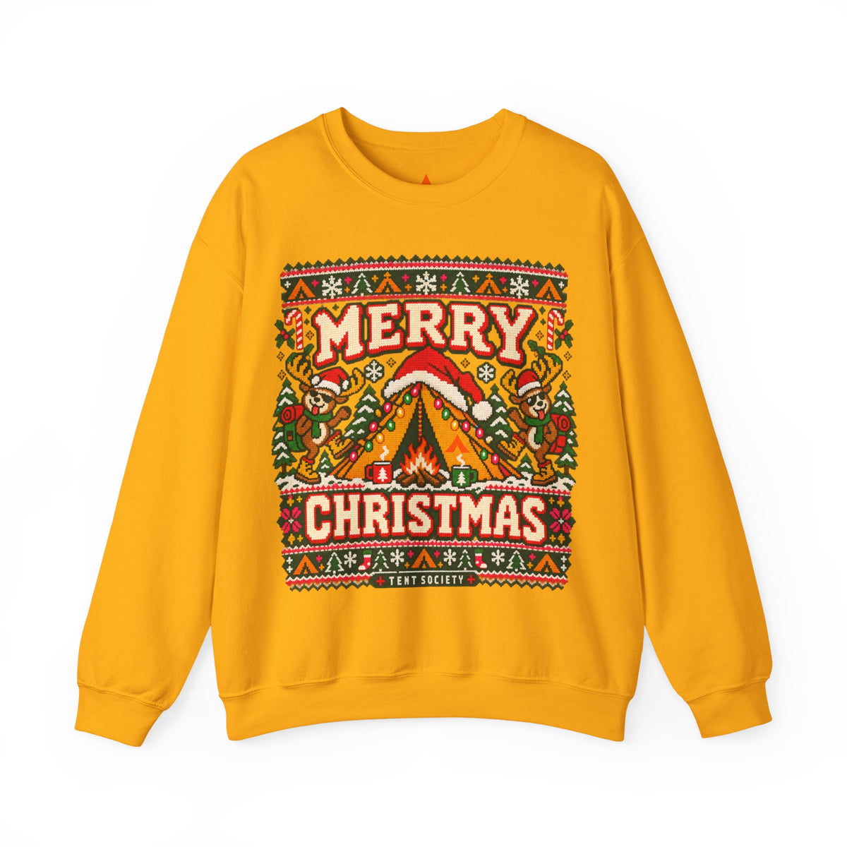 Merry Christmas Campfire Crewneck Sweatshirt