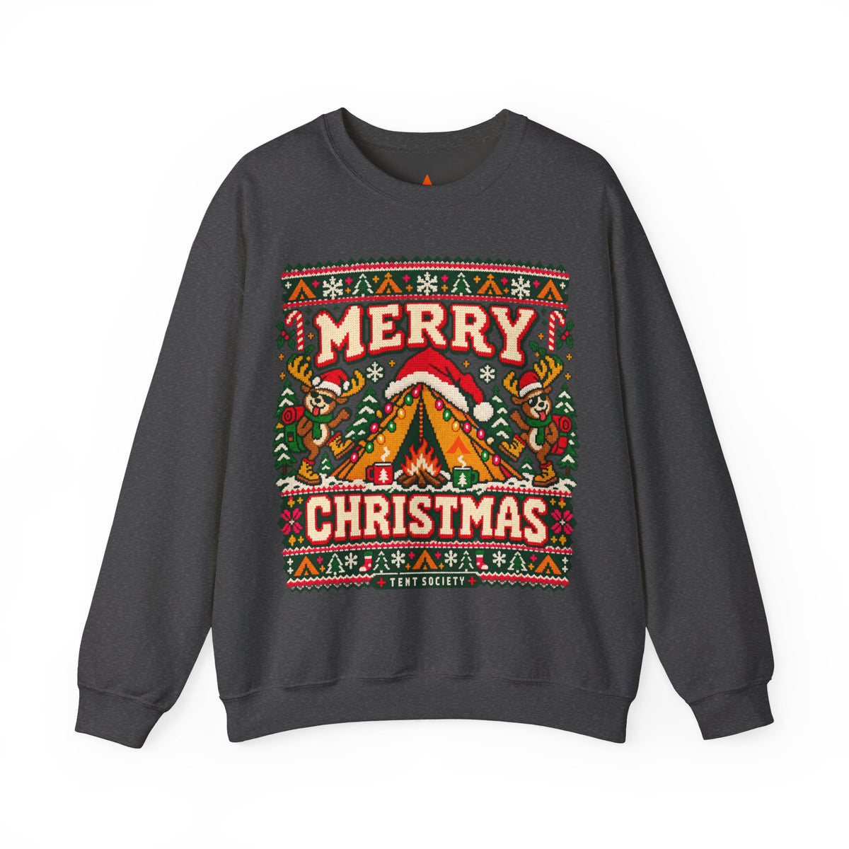 Merry Christmas Campfire Crewneck Sweatshirt