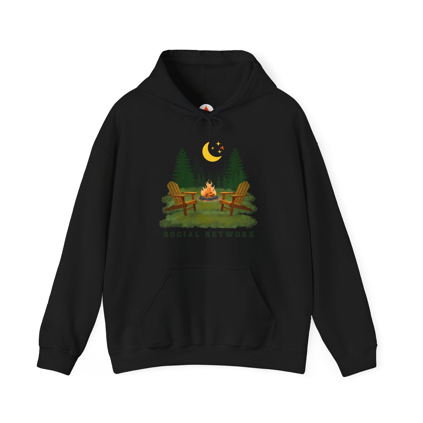 Tent Society Social Network Unisex Camping Hoodie