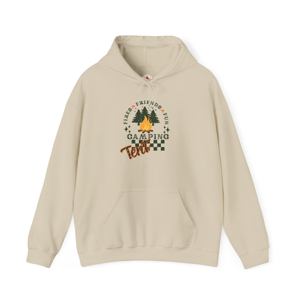 Tent Society Fires Friends Fun Camping Unisex Hoodie