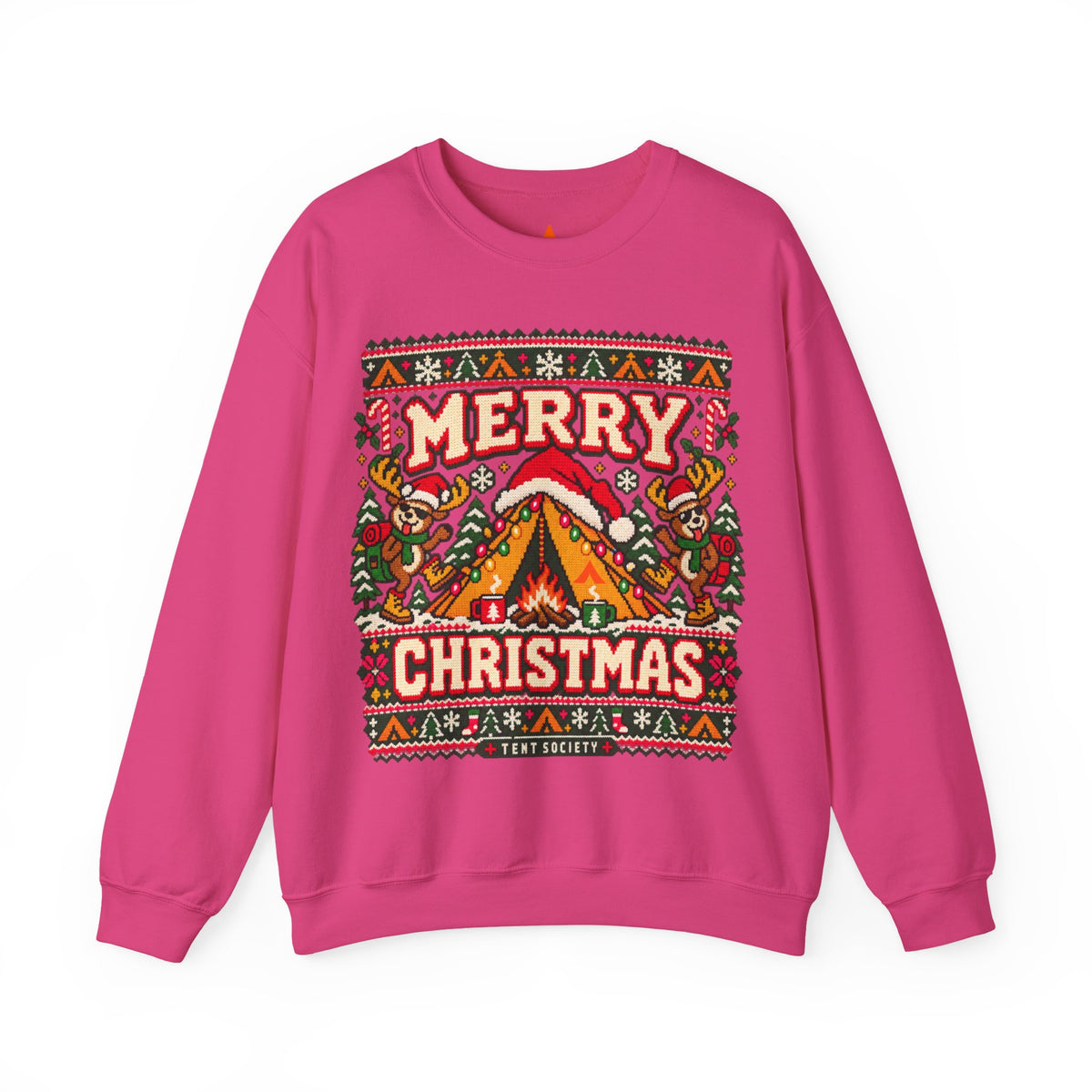 Merry Christmas Campfire Crewneck Sweatshirt
