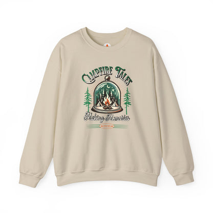 Tent Society Campfire Sweatshirts Tales Making Memories