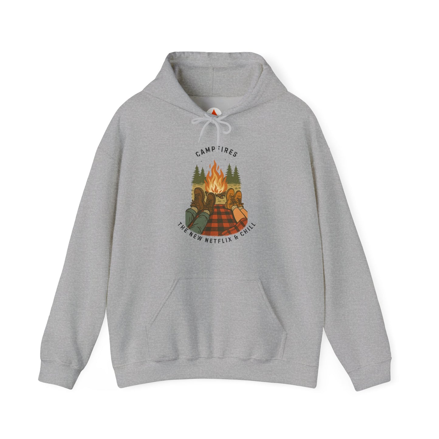 Tent Society Campfires the New Netflix and Chill Unisex Hoodie