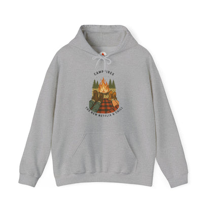 Tent Society Campfires the New Netflix and Chill Unisex Hoodie