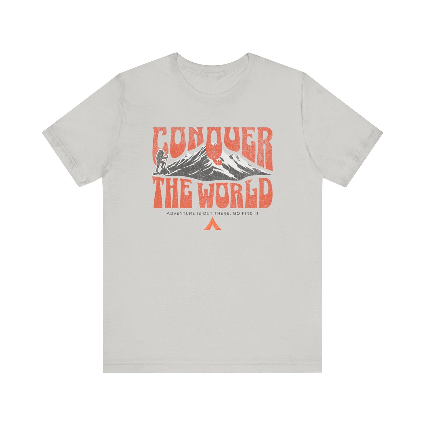 Tent Society Conquer the World HikingTshirt