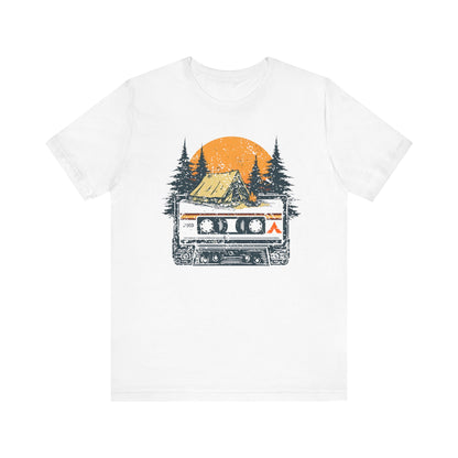 Tent Society Retro Tent and Cassette Unisex TShirt