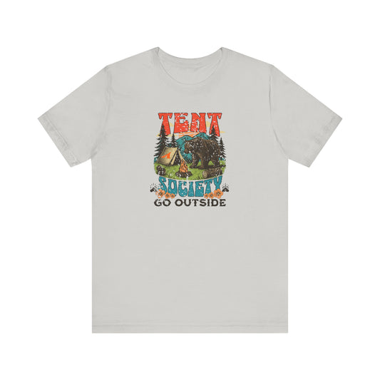 Tent Society Go Outside Unisex TShirt