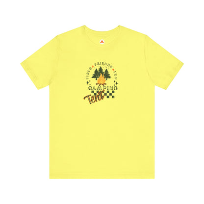 Tent Society Fires Friends Fun Camping Funny Shirts