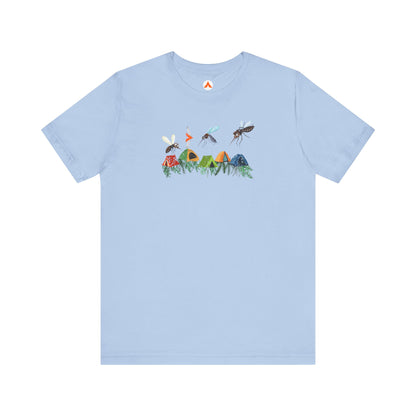 Tent Society Tents and Mosquitos Camping Funny Shirts