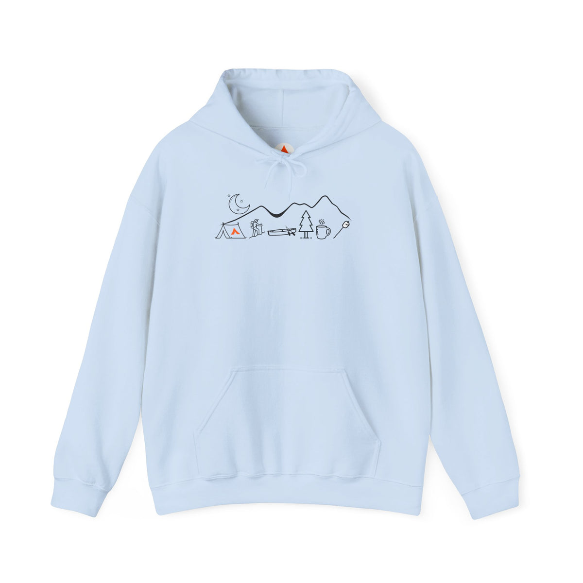 Minimalist Mountain Hoodie
