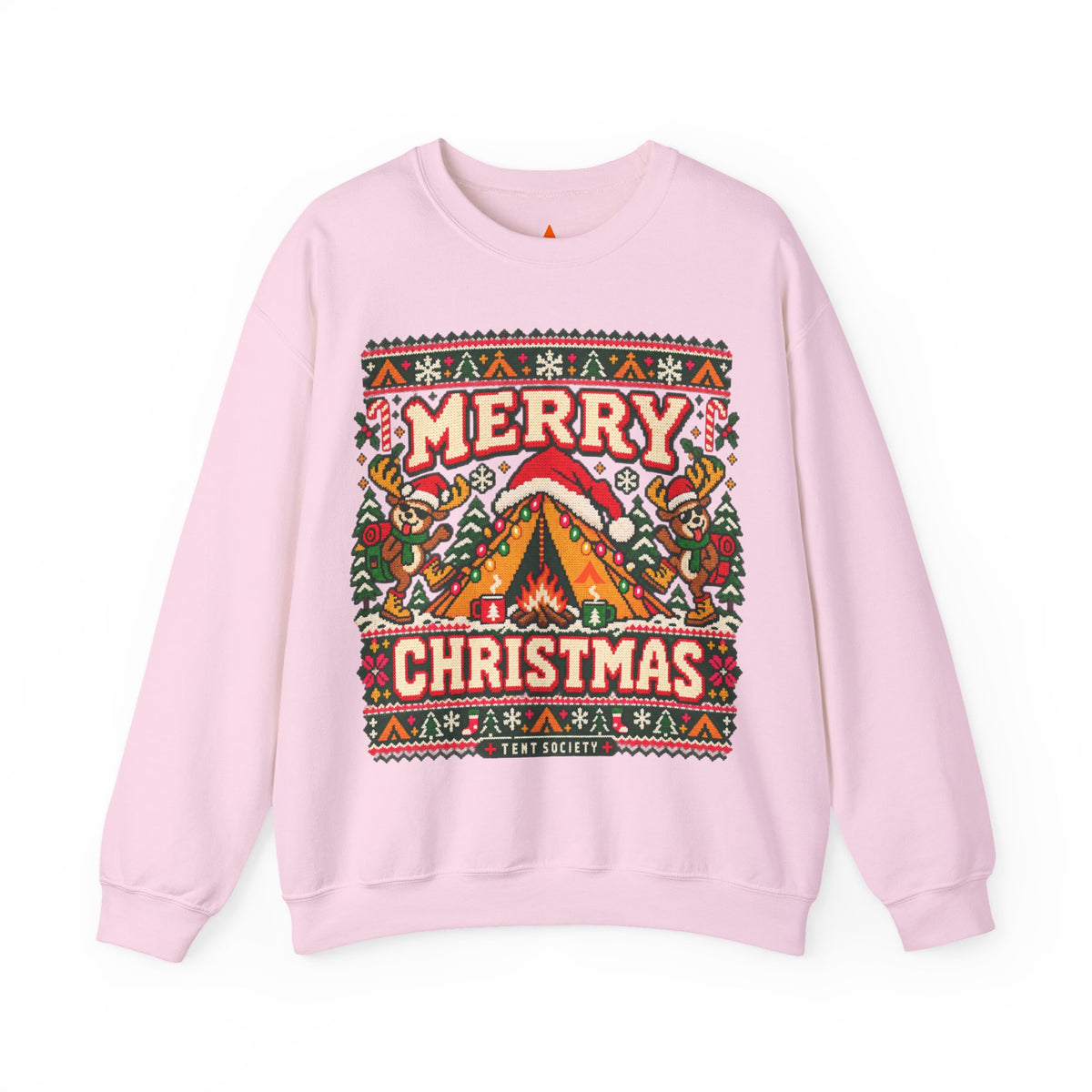 Merry Christmas Campfire Crewneck Sweatshirt