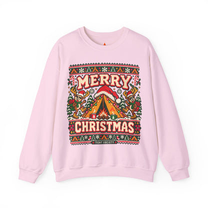 Merry Christmas Campfire Crewneck Sweatshirt