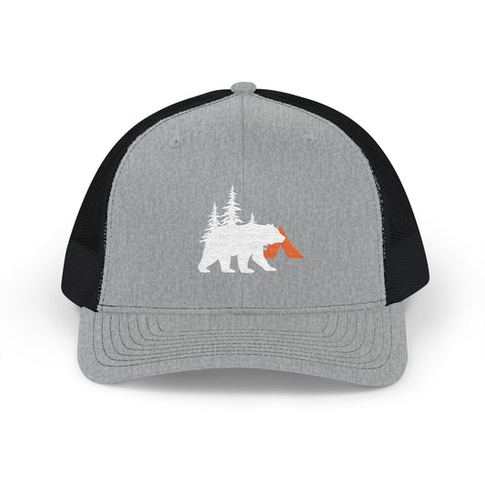 Tent Society Bear and Campsite Trucker Hat