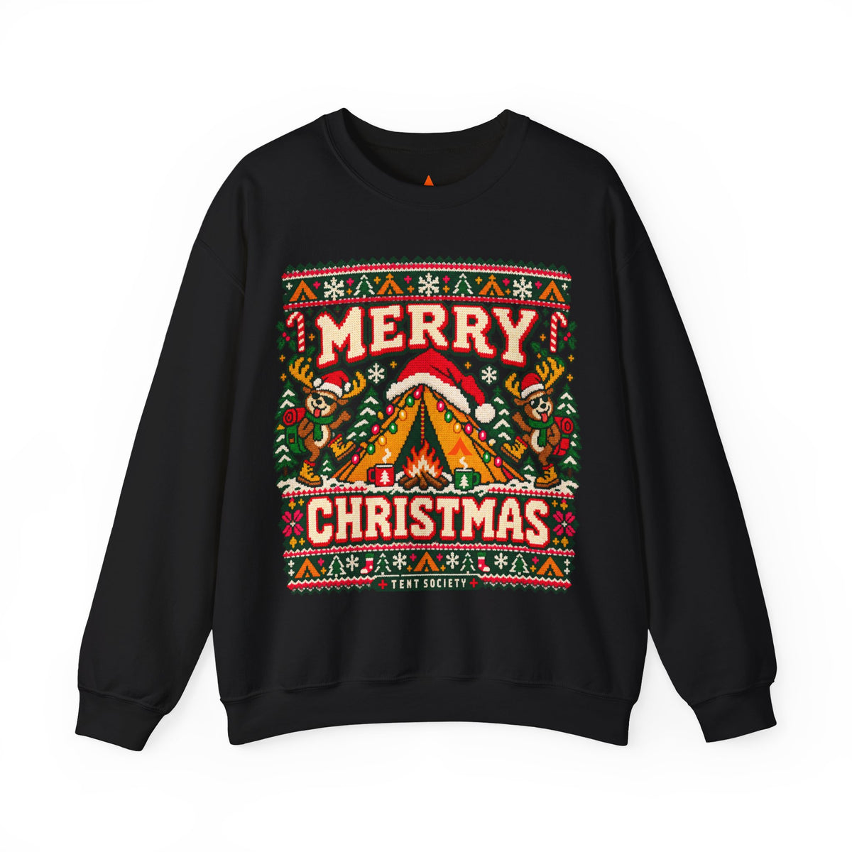 Merry Christmas Campfire Crewneck Sweatshirt