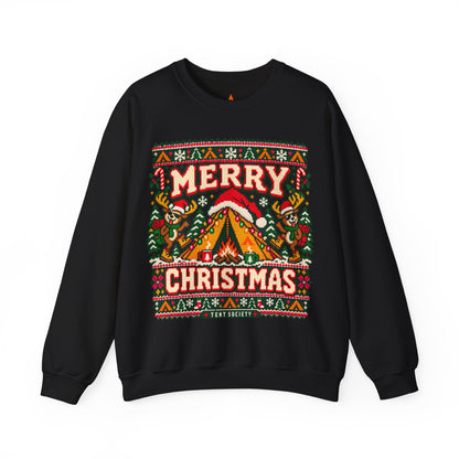 Merry Christmas Campfire Crewneck Sweatshirt