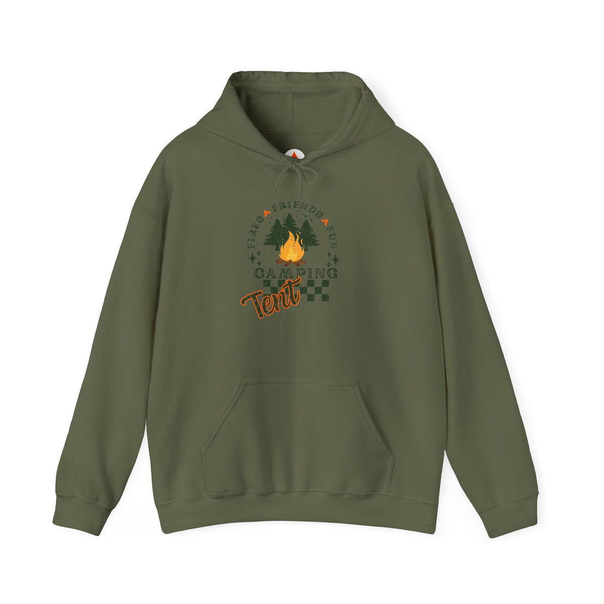 Tent Society Fires Friends Fun Camping Unisex Hoodie