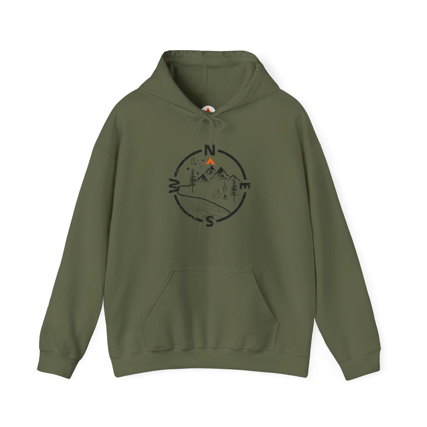 Tent Society Find Your Way Compass Camping Hiking Hoodie