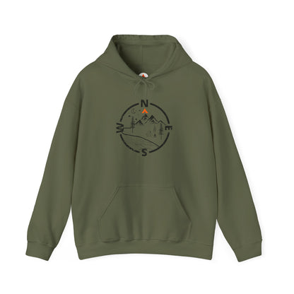 Tent Society Find Your Way Compass Camping Hiking Hoodie