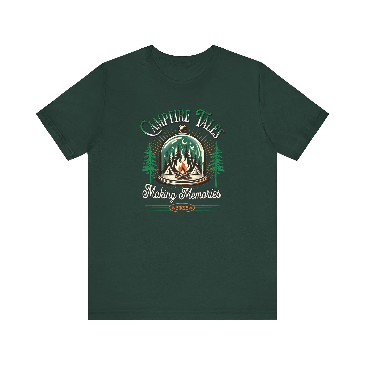 Tent Society Campfire Tales Making Memories Unisex TShirt
