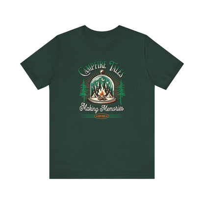 Tent Society Campfire Tales Making Memories Unisex TShirt