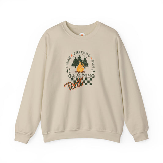 Tent Society Fires Friends Fun Camping Camper Shirt Sweatshirt