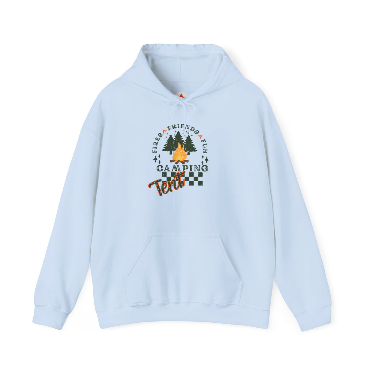 Tent Society Fires Friends Fun Camping Unisex Hoodie