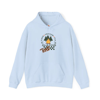 Tent Society Fires Friends Fun Camping Unisex Hoodie