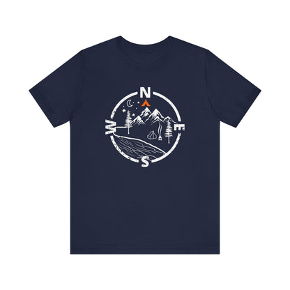 Tent Society Find Your Way Compass Camping Unisex TShirt