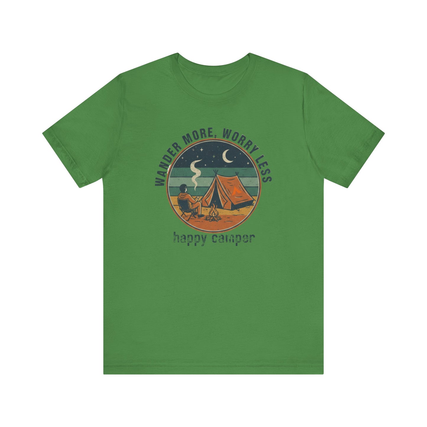Tent Society Wander More, Worry Less Unisex TShirt