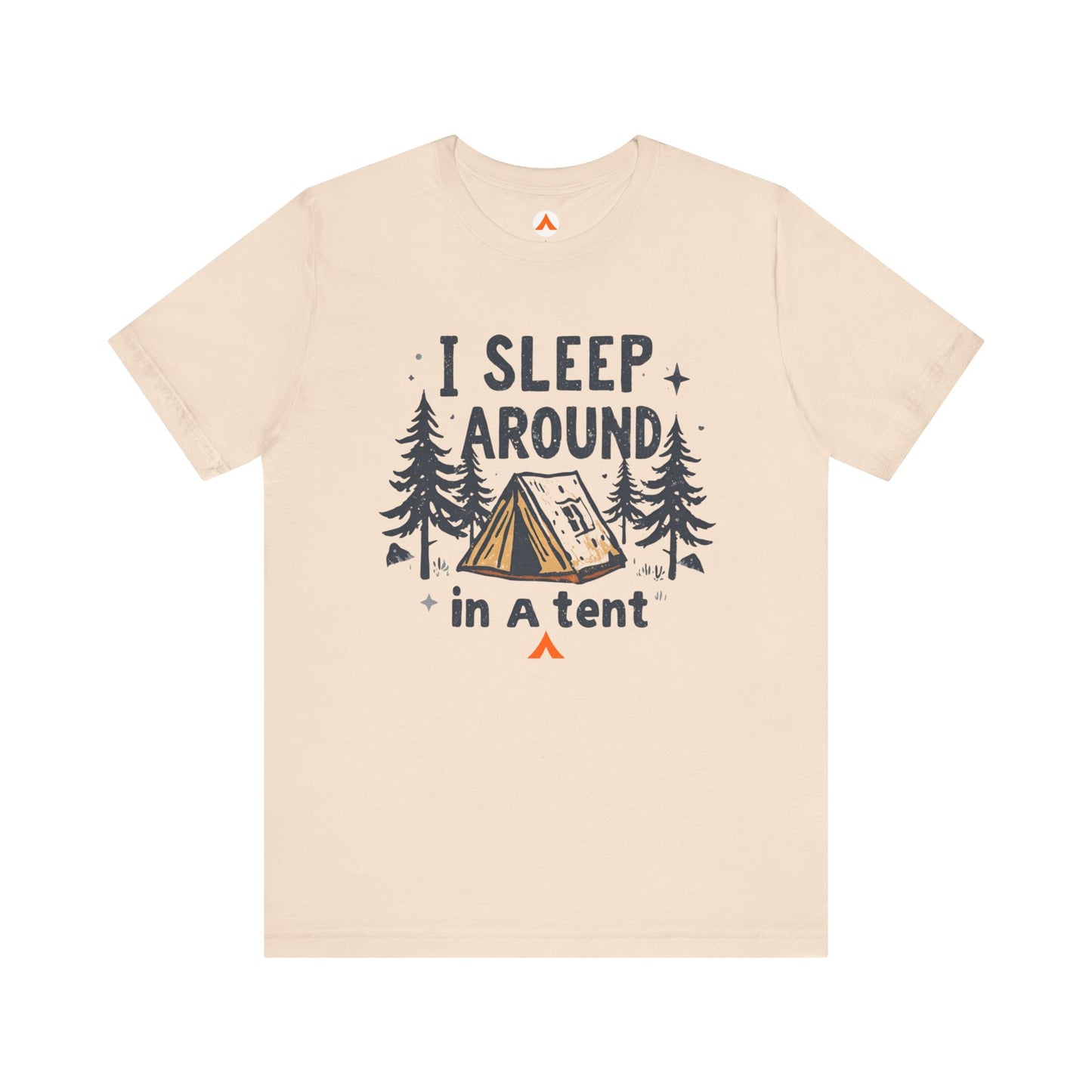 Tent Society I Sleep Around Funny Camping Shirt