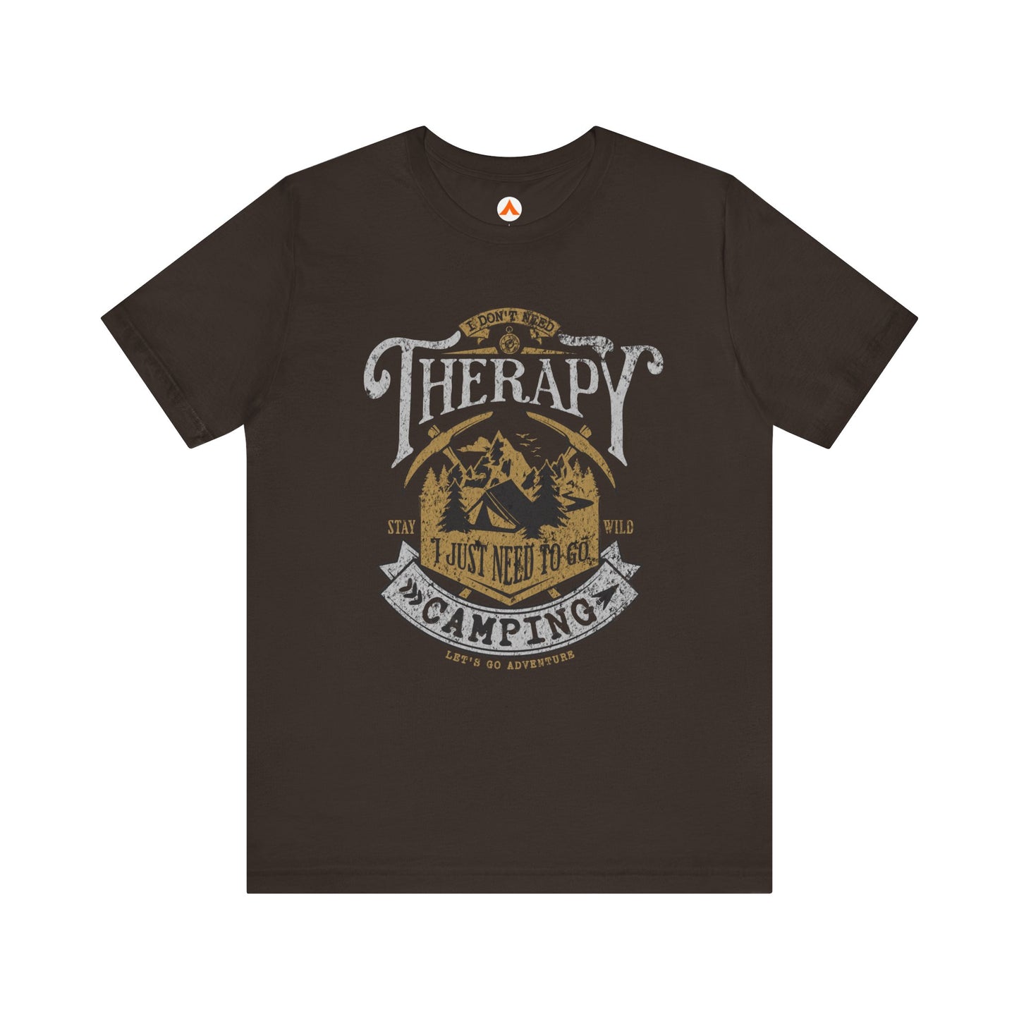 Tent Society Camping Therapy Tshirt