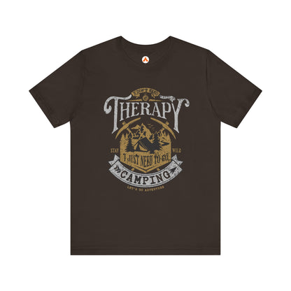 Tent Society Camping Therapy Tshirt