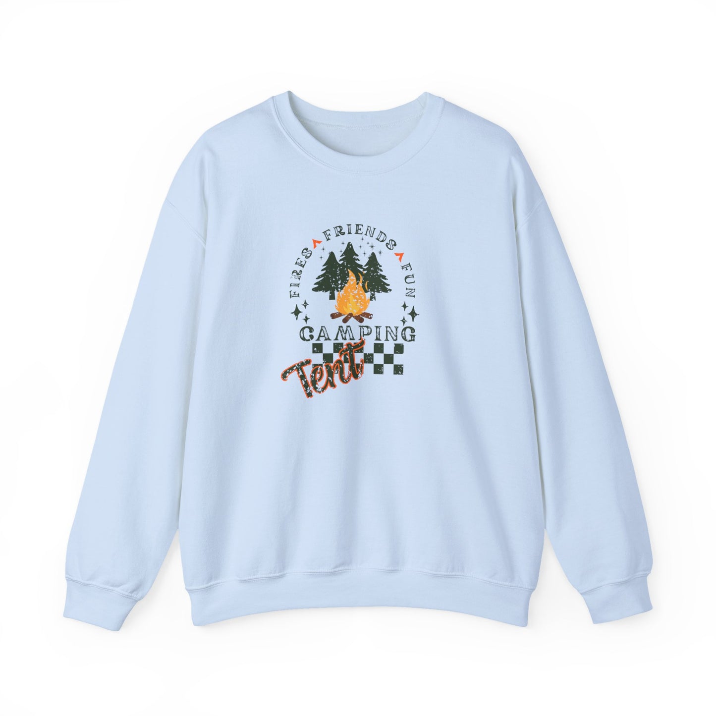 Tent Society Fires Friends Fun Camping Unisex Sweatshirt