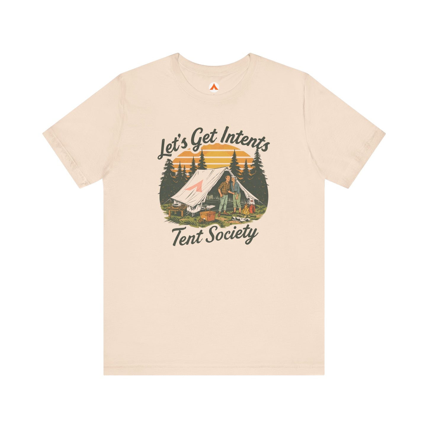 Tent Society Let's Get Intents Camp Life  T Shirt