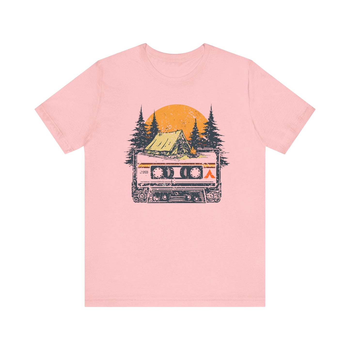 Tent Society Retro Tent and Cassette Unisex TShirt