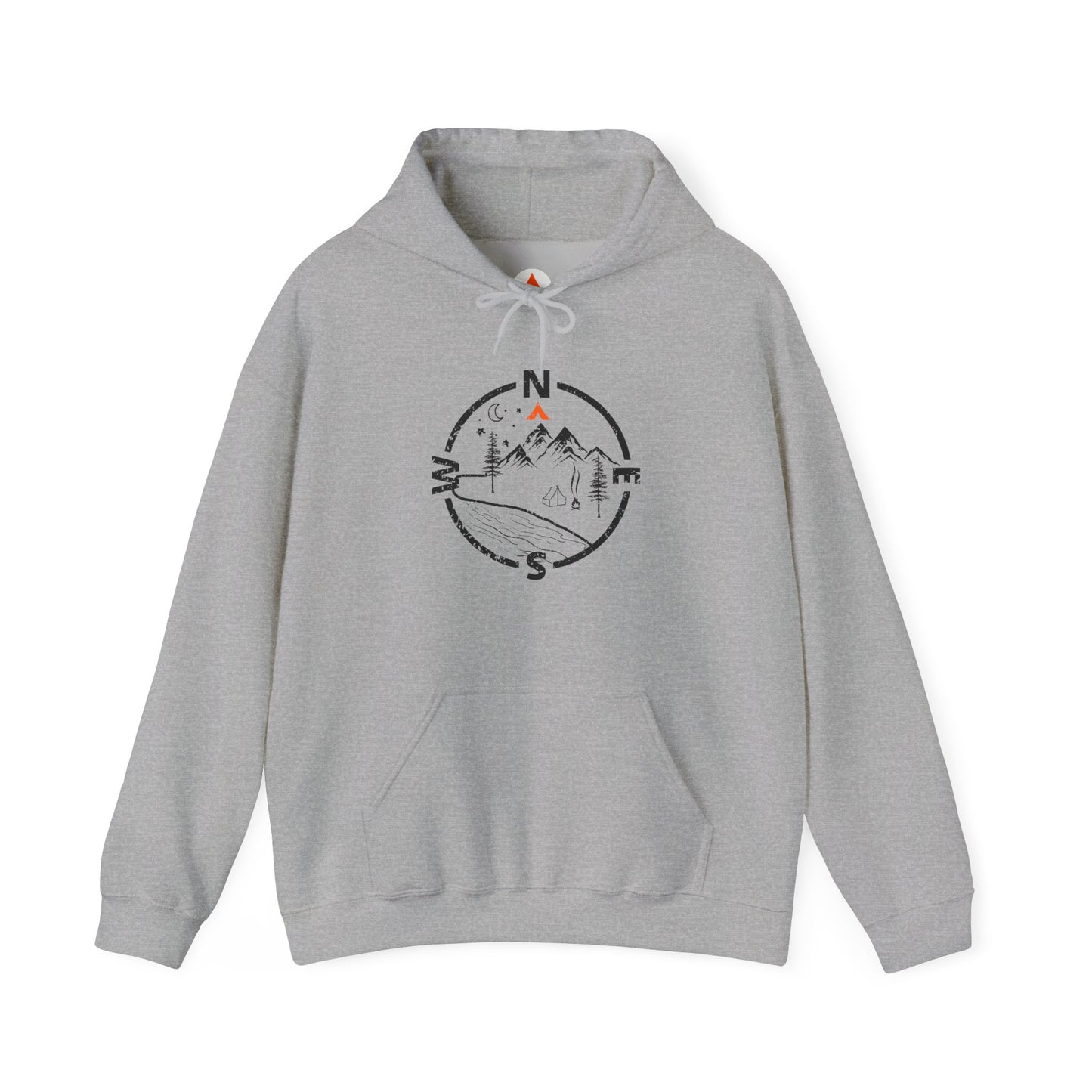 Tent Society Find Your Way Compass Camping Hiking Hoodie