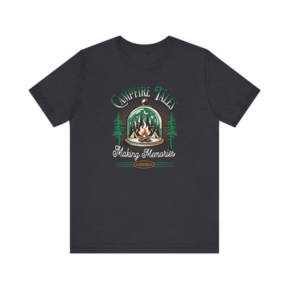 Tent Society Campfire Tales Making Memories Unisex TShirt